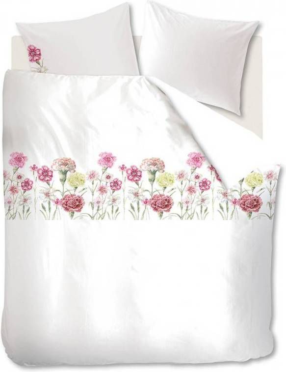 Marjolein Bastin dekbedovertrek Romantic roze 140x200/220 cm Leen Bakker