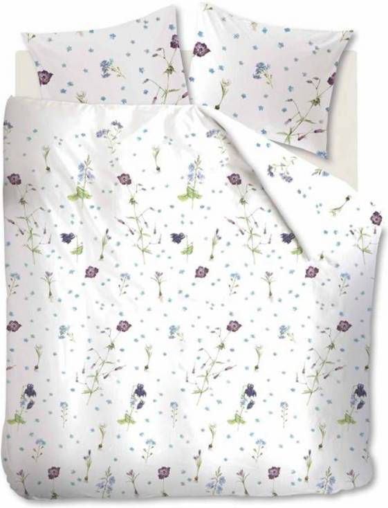 Marjolein Bastin Forget Me Not Dekbedovertrek Lits jumeaux(240x200/220 Cm + 2 Slopen) Katoen Wit