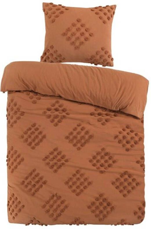 Papillon Dekbedovertrek Katoen Helsinki Roestbruin 140x200/220cm