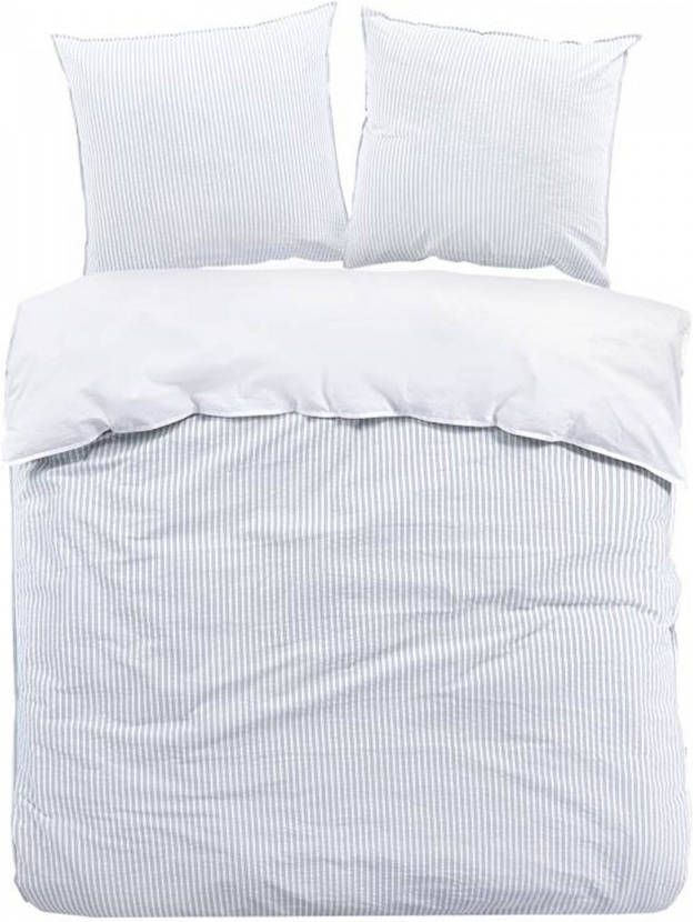 Papillon Marseille Dekbedovertrek Lits jumeaux(240x200/220 Cm + 2 Slopen) Katoen Satijn Blauw