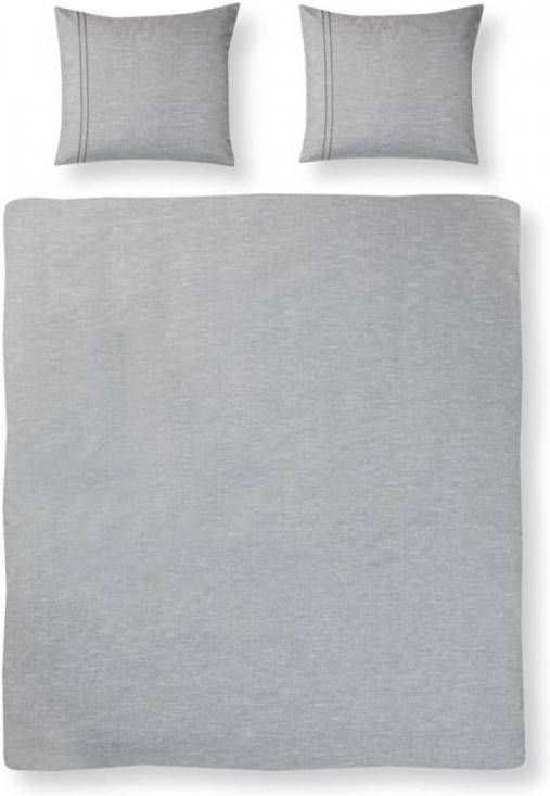 Papillon Milford Dekbedovertrek Lits jumeaux(240x200/220 Cm + 2 Slopen) Katoen Grey