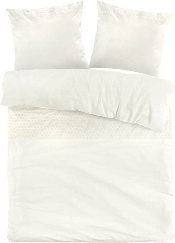 Papillon Toulouse Dekbedovertrek 1 persoons(140x200/220 Cm + 1 Sloop) Percal Katoen Wit