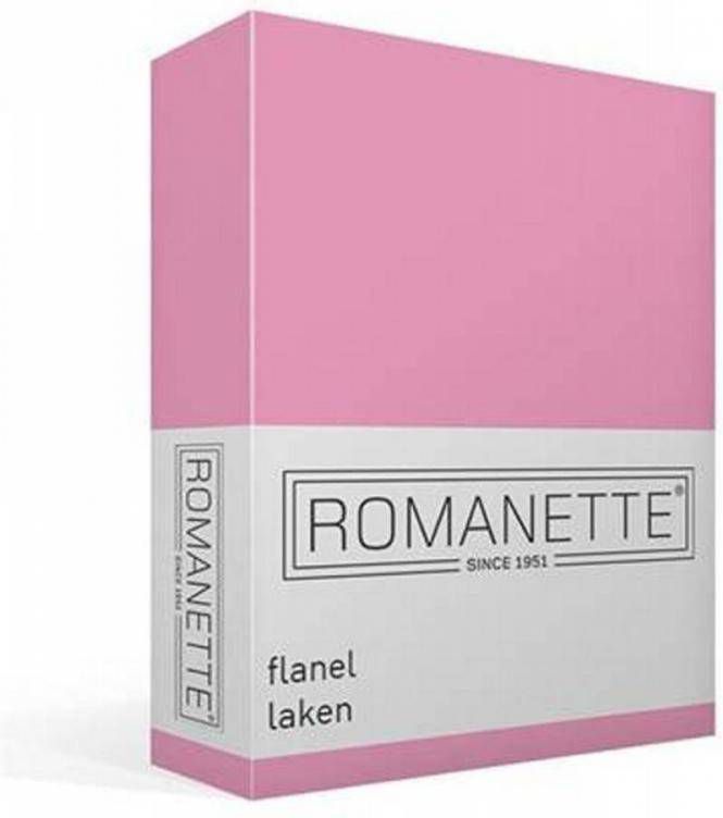 Romanette Flanellen Laken 1 persoons(150x250 Cm )