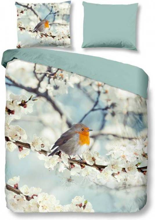 Snoozing Robin Dekbedovertrek 1 persoons(140x200/220 Cm + 1 Sloop )