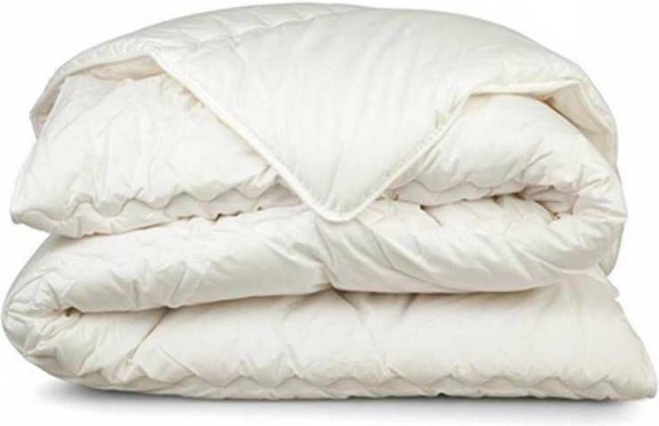 Snoozing Texel Wol Dekbed Eenpersoons 140x220 Cm Wit