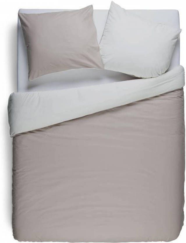 Snoozing Two Tone Dekbedovertrek 1 persoons(140x200/220 Cm + 1 Sloop )