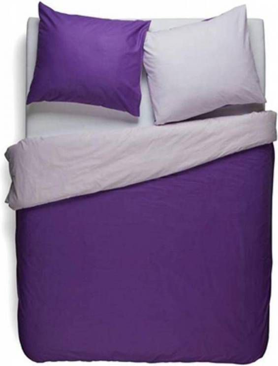 Snoozing Two Tone Dekbedovertrek 2 persoons(200x200/220 Cm + 2 Slopen )