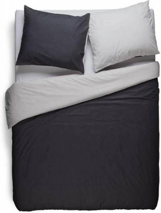 Snoozing Two Tone Dekbedovertrek 2 persoons(200x200/220 Cm + 2 Slopen )