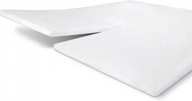 Walra Jersey Stretch Split-topper Hoeslaken 100% Gebreide Jersey Katoen Lits-jumeaux (180x200/210 Cm) Wit
