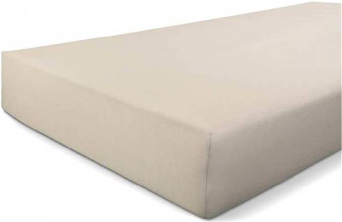 Walra Katoen Hoeslaken 100% Katoen Lits-jumeaux (180x200 Cm) Zand