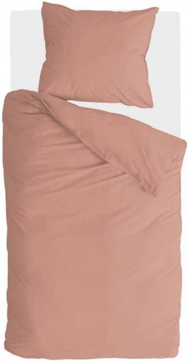 Walra Soft Structure dekbedovertrek 1-persoons (140x200/220 cm + 1 sloop) Katoen Terra