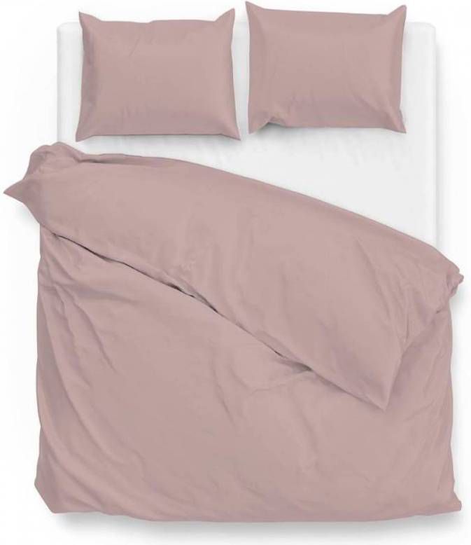 Zo Home Zo!home Satinado Dekbedovertrek Lits jumeaux(240x200/220 Cm + 2 Slopen) Katoen Satijn Shady Pink