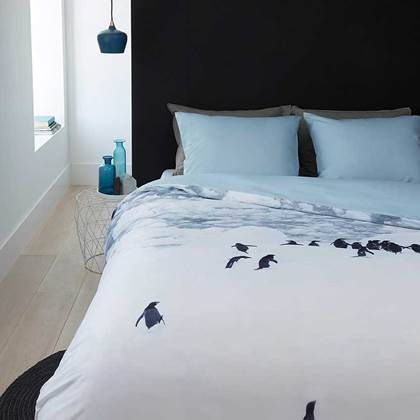 Ambiante Poul Dekbedovertrek 100% Microvezel 1 persoons(140x200/220 Cm + 1 Sloop) 1 Stuk(60x70 Cm) Grijs