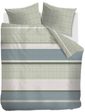 Ambiante Dekbedovertrek Seb Green lits jumeaux(240 X 200/220 Cm )