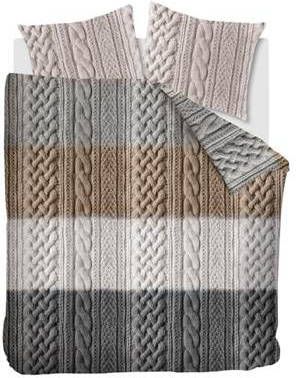 Ariadne at Home Snug Dekbedovertrek 2 persoons(200x200/220 Cm + 2 Slopen) Katoen Naturel