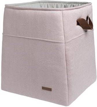 Baby's Only Opbergmand Sparkle Zilver Roze Mêlee 38x38x44 cm