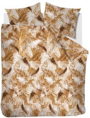 Beddinghouse Dekbedovertrek Easy Breezy Okergeel lits jumeaux(240 X 200/220 Cm )