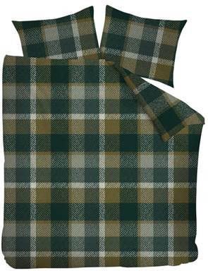 Beddinghouse Dekbedovertrek Marnix Green lits jumeaux(240 X 200/220 Cm )