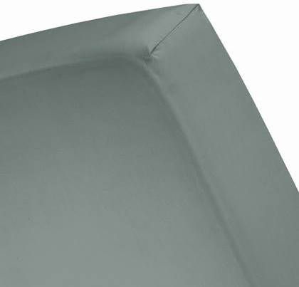 Cinderella katoensatijnen hoeslaken satijn 180x200(34)green(tot 30 cm )