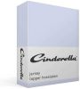 Cinderella Jersey Topper Hoeslaken 100% Gebreide Jersey Katoen Lits jumeaux(180x200/210 Cm) Sky Blue online kopen