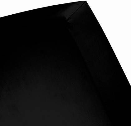 Cinderella Katoen satijn Hoeslaken 100% Katoen satijn 1 persoons(100x200 Cm) Black
