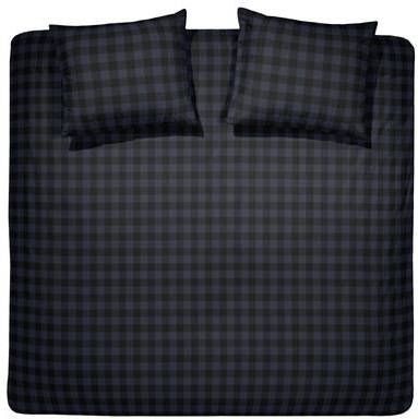 Damai Timber Flanel Dekbedovertrek 2 persoons(200x200/220 Cm + 2 Slopen) Flanel Blue