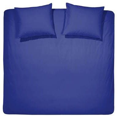 Damai Dekbedovertrek Uni Katoen Ultra Marine 260 X 200/220 Cm