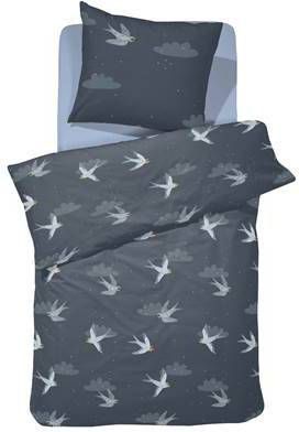 Damai Kids Damai Dekbedovertrek Birdy Night Blue