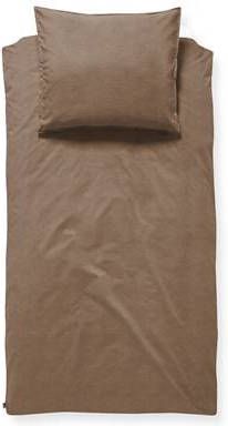 Damai dekbedovertrek Mik Katoen 140x200/220 cm Walnut