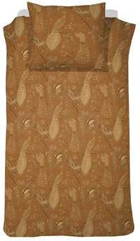 Damai Flamand Dekbedovertrek Satijn 140x200/220 cm Gold Ocre Leen Bakker