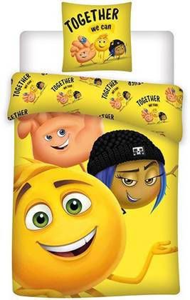 Disney Emoji Dekbedovertrek Together Flanel