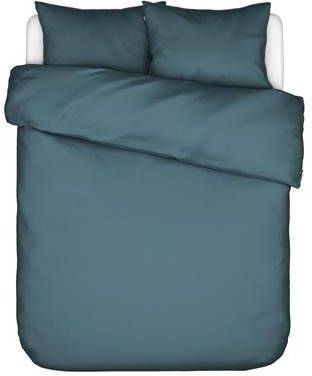 Essenza Minte Dekbedovertrek Lits jumeaux(240x200/220 Cm + 2 Slopen) Katoen Satijn Denim