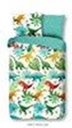 Good Morning Dinos Dekbedovertrek Katoen 1 persoons(140x200/220 Cm + 1 Sloop) Multi