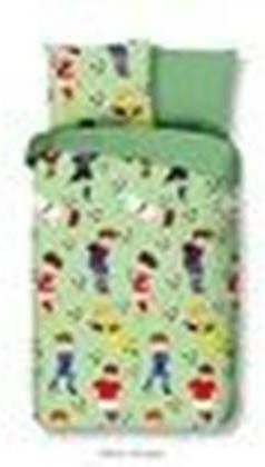 Good Morning Go Dekbedovertrek Katoen Ledikant(100x135 Cm + 1 Sloop) Groen