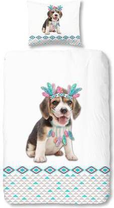 Good Morning kinderdekbedovertrek Louis multikleur 140x200/220 cm Leen Bakker