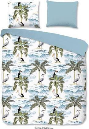 Good Morning Waves Dekbedovertrek 2 persoons(200x200/220 Cm + 2 Slopen) Katoen Blauw