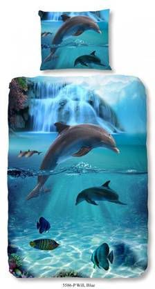 Good Morning Dekbedovertrek 5586 P WILL 140x200/220 cm blauw