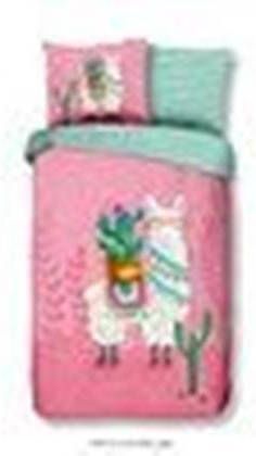 Good Morning Lalama Dekbedovertrek Katoen 1 persoons(140x200/220 Cm + 1 Sloop) Roze