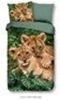 Good Morning Lion Cubs Dekbedovertrek Katoen 1 persoons(140x200/220 Cm + 1 Sloop) Multi online kopen
