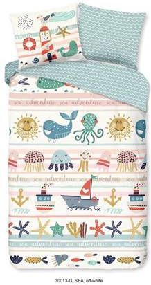Good Morning Sea Dekbedovertrek Katoen 1 persoons(140x200/220 Cm + 1 Sloop) Multi