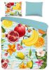 Good Morning Fruities Dekbedovertrek Lits jumeaux(240x200/220 Cm + 2 Slopen) Katoen Multi online kopen