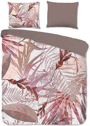 Good Morning Raymond Dekbedovertrek 1 persoons(140x200/220 Cm + 1 Sloop) Katoen Roze