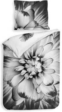 Heckett & Lane Dekbedovertrek Rosati Zwart/wit Lits jumeaux Xl 260x200/220 Cm