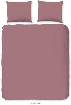 HIP Collection Uni Satin Dekbedovertrek 1 persoons(140x200/220 Cm + 1 Sloop) Katoen Satijn Light Pink