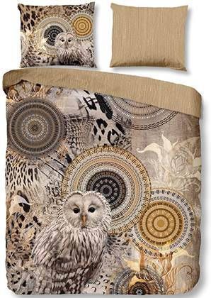 HIP Collection Siku Flanel Dekbedovertrek 2 persoons(200x200/220 Cm + 2 Slopen) Flanel Taupe