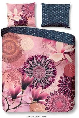 HIP Collection Zinzi Dekbedovertrek 1 persoons(140x200/220 Cm + 1 Sloop) Katoen Satijn Multi