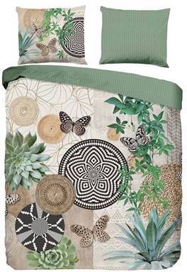 HIP Collection Skylar Dekbedovertrek 2 persoons(200x200/220 Cm + 2 Slopen) Katoen Satijn Multi