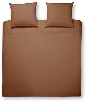 Papillon Mendoza Dekbedovertrek Lits jumeaux(240x200/220 Cm + 2 Slopen) Percal Katoen Roest