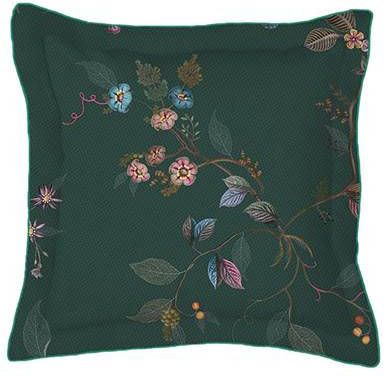 Pip Studio Kawai Flower Sierkussen 45 x 45 cm Donkergroen