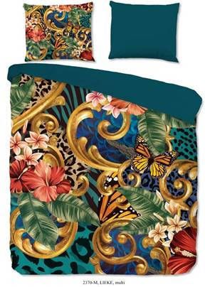 Pure dekbedovertrek Lieke multikleur 240x200/220 cm Leen Bakker